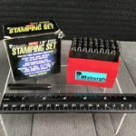 Carbon Steel Stamping Set Pittsburg A-z 0-9 1/8" High 36 Piece W/ Case New. Fixed Price $21.60.