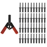 41 Pieces Of Plastic Rivet Gun Fast Fixed Riveting Machine Hand Tools. Fixed Price $19.04.