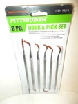 Pittsburgh 6pc Hook & Pick Set -knurled Handle For Improved Grip- Model #93514. Fixed Price $10.99.