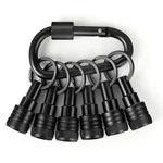 Facaincxs Upgraded 6pcs Bits Holders Any Standard 1/4" Hex Shank Bit, Black. Fixed Price $17.47.