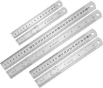 3pcs Stainless Steel Ruler Set - 6, 8, 12 Inch, Inch & 12inch, 8inch, 6inch. Fixed Price $9.40.