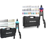 165pcs/185pcs 16" Rivet Nut Tool Kit Metric & Sae Mandrels Manual Riveter W/case. Fixed Price $62.99.