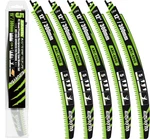 Ezuvita 12-inch Arc Curved Reciprocating Saw Blades Set With 12, Green. Fixed Price $32.97.