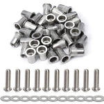 Stainless Steel 1/4-20 Rivet Nuts And Bolts 1" Button Head Socket Cap Screws .... Fixed Price $22.39.