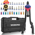 Workpro 16" Rivet Nut Tool, Nutsert Rivnut Tool Kit With 11 Black, Red, Blue. Fixed Price $107.98.