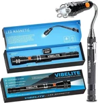 Vibelite Extendable Magnetic Flashlight Telescoping Pickup Tool Gift Black. Fixed Price $51.99.