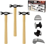 7 Pack Auto Car Body Work Hammer Fender Hand Tool Dent Crowbar Repair Set Kit. Fixed Price $32.49.