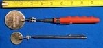 2 Craftsman Pocket Telescopic Inspection Mirrors 8" - 26" Long Cmmt14116. Fixed Price $23.00.