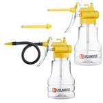2 Sets Oil Can Transparent High Pressure Oiler Lubrication Bottle Oil.... Fixed Price $21.93.