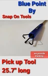 Snap On Tools Flexible Spring 4 Claws 25.7" Long W/light Pick Up Tool Heavy Duty. Fixed Price $49.95.