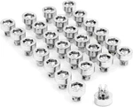 Rtrhinotuning 50pcs Chrome Top Diameter 12mm, Thread 7.5mm,. Fixed Price $26.21.