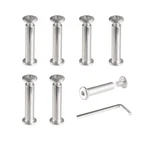 Usamily M6 X 35mm Rivet Countersunk Hex Head Socket Cap Bolt One Size, Silver. Fixed Price $13.15.