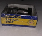 Brass Craft 1/4 Turn Angle Valve 3/8" Nom Fip Inlet G2pr19x C New In Box. Fixed Price $9.99.