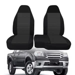2pcs 60/40 High Back Bench Seat Cover With Hooks Compatible Ford Ranger .... Fixed Price $64.61.