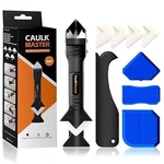 Caulkmaster 3-in-1 Silicone Caulking Tool Grout Remover, Finisher, Scraper. Fixed Price $17.49.