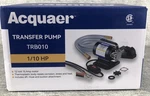 Acquaer Transfer Pump Trb010 1/10 Hp. Fixed Price $45.00.
