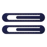Harfington 2pcs Straight Ruler 13cm Metric Bookmark Clip Dark Blue. Fixed Price $17.72.