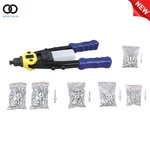 1/4inch Hand Riveting Gun Tool,210 Aluminum Rivets 5 Different Size Heads. Fixed Price $30.90.