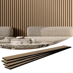 Vevor Wood Slat Acoustic Panels 7.9 X 94.5 In For Modern Wall Decor Light Oak. Fixed Price $99.99.