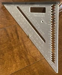 Leichtung Tool Aluminum Alloy Right Angle Triangle Ruler Protractor Woodworking. Fixed Price $24.99.