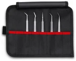 Knipex 92 00 03, 5 Pc Stainless Steel Tweezers Set In Tool Roll-smd. Fixed Price $196.24.
