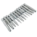Hordion 12pcs 1/4 Inch Hex Shank T5-t40 Torx Head Screwdriver Bit Set, 2 Inch.... Fixed Price $12.45.