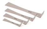 Titan Tool 4 Piece Stainless Steel Pry Bar Scraper Set With Nail Puller Edge. Fixed Price $60.49.