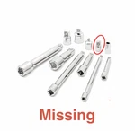 Husky 1/4 In. 3/8 & 1/2 Drive Sae/mm Extension Adapter Set (11-piece). Fixed Price $18.95.