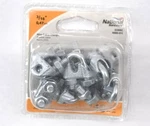 National Hardware Wire Cable Clamps 10pk Zinc Plated 3/16" U-bolt Steel N889-014. Fixed Price $2.99.