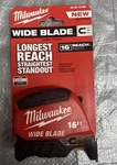 Milwaukee Tape Meas Wide Blade Mag 16ft 48-22-0216m 4.9 M, Red. Fixed Price $58.35.