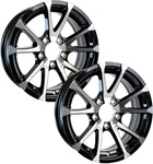 2-pack Aluminum Trailer Rim 14 Inch Wheel 5 Lug On 4.5 Black Avalanche V-spoke. Fixed Price $183.43.