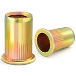 Vgbuy 200pcs 10-32unc Rivet Nut Carbon Steel Zinc Plated Rivnut Threaded Insert. Fixed Price $15.87.