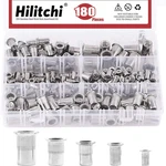 Sae Stainless Steel Rivet Nuts Threaded Insert Rivnuts (assortment Kit-(180pcs)). Fixed Price $28.93.
