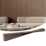 Vevor Wood Slat Acoustic Panels 7.9 X 94.5 In For Modern Wall Decor Walnut. Fixed Price $99.99.