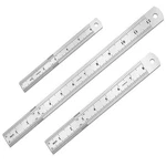 3 Pack Metal Ruler, Double-sided Scale 6,8,12inch & 15,20,30cm St. Fixed Price $11.31.