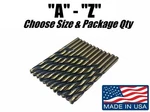 A - Z Letter Bits Norseman Viking Usa Drill Bit Super Premium 135deg Split Point. Fixed Price $53.08.