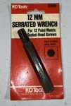 Kd Tools 2306 12mm Serrated Wrench. Fixed Price $20.00.