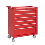Rolling Tool Chest 6 Drawers Locking Cabinet Wheels Red Garvee Portable Storage. Fixed Price $299.99.