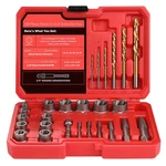 Uyecove 30-pcs Spiral Screw Bolt Extractor Set 6542 4341 Hss Left Hand. Fixed Price $71.25.
