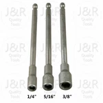 Vct 3pc 6" Long Magnetic Nut Driver Set 1/4" 5/16" 3/8" Power Drills Drivers. Fixed Price $11.95.