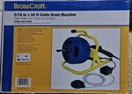 Cobra 5/16" X 50' Cable Drum Machine Model # Bc260, New Factory Sealed. Fixed Price $197.99.