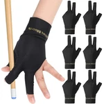 Pengxiaomei 6 Pcs Pool Gloves Billiards Left Hand, 3 Fingers Shooters Snooker.... Fixed Price $14.36.