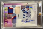Nico Hoerner Absolute Tools Trade Gold Triple Logo Patch Rc Auto Autograph 3/25. Fixed Price $289.00.