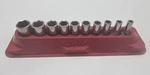 Snap-on Tools Pakty219 10pc Sae 1/4" Drive 6-point Deep Socket Set, 3/16 To 9/16. Fixed Price $125.99.