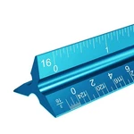 Architectural Scale Ruler 12" Aluminum Architect Triangular For B.... Fixed Price $19.35.
