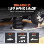 Air Jack, 3t / 6600 Lbs Triple Bag Airbag Jack With Six Steel Pipes, L. Fixed Price $131.47.
