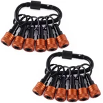 Bit Holder Key Chain 12 Pcs Set, 1/4 Inch Socket Hex Shank Holders Keycha.... Fixed Price $25.99.
