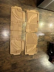Motor Trend Trim-to-fit Universal All-weather Rubber Car Floor Mats 3pc Beige. Fixed Price $21.21.