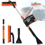 Utopia Home 31" To 37 Extendable Snow Brush For Car And Ice Scrapers W. Fixed Price $38.40.