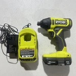 Ryobi One+ 18v Cordless 1/4 In. Impact Driver (pcl235b) W/ 1.5ah Battery. Fixed Price $49.99.